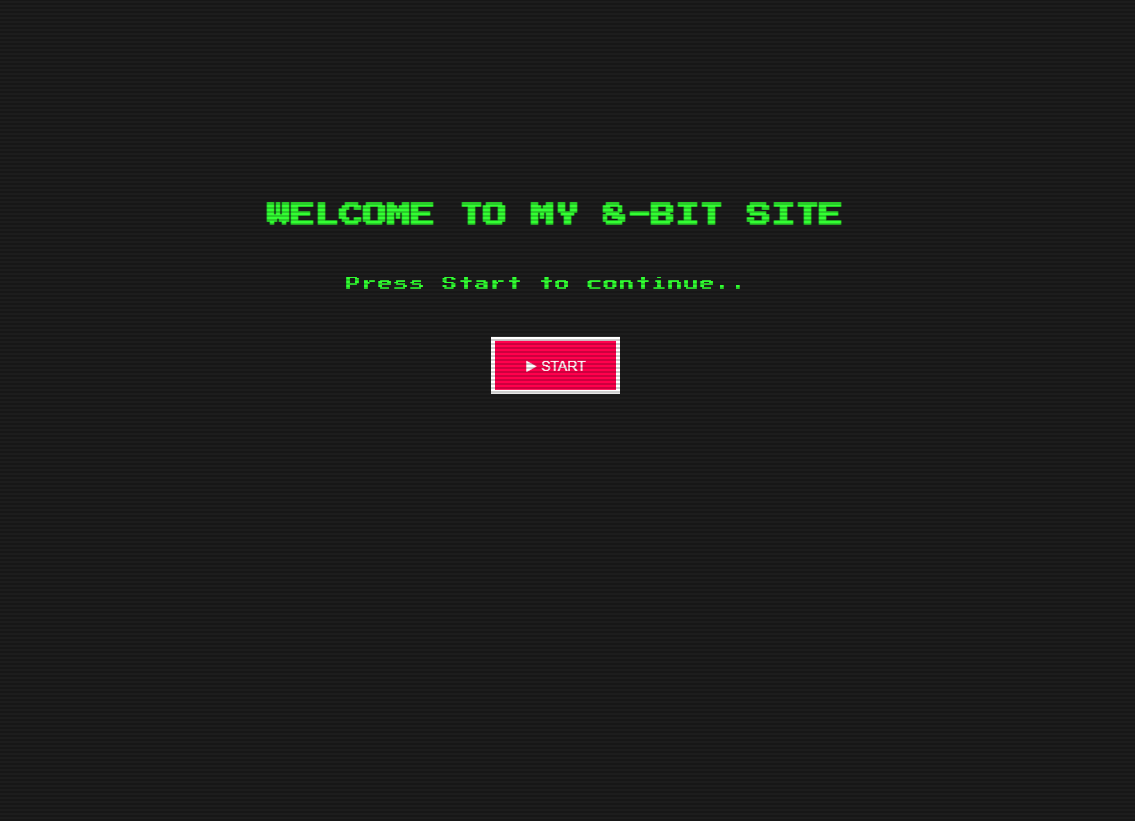 8-Bit Portfolio Screenshot